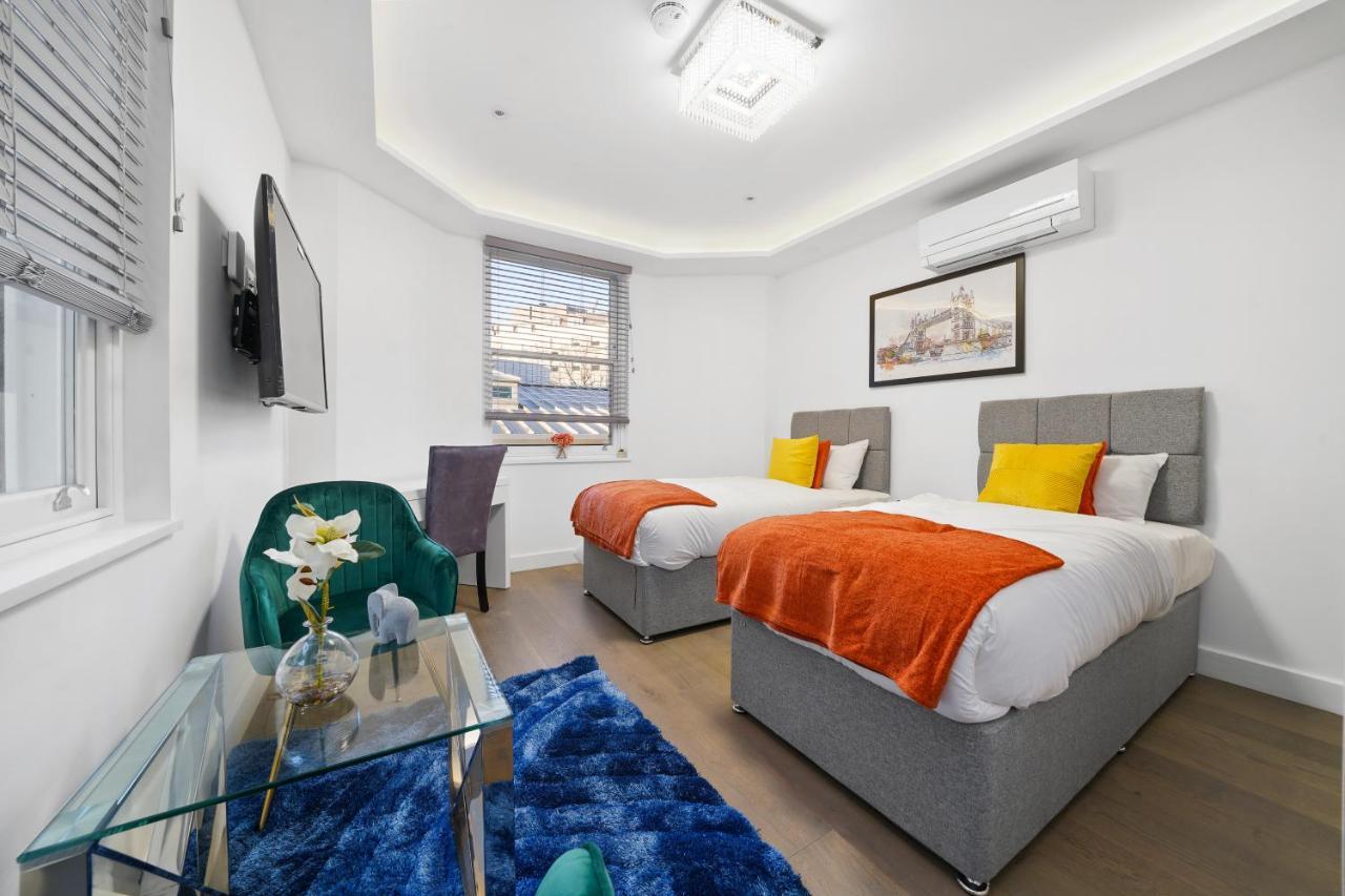 لندن City Prime Apartments المظهر الخارجي الصورة A typical room at the hotel